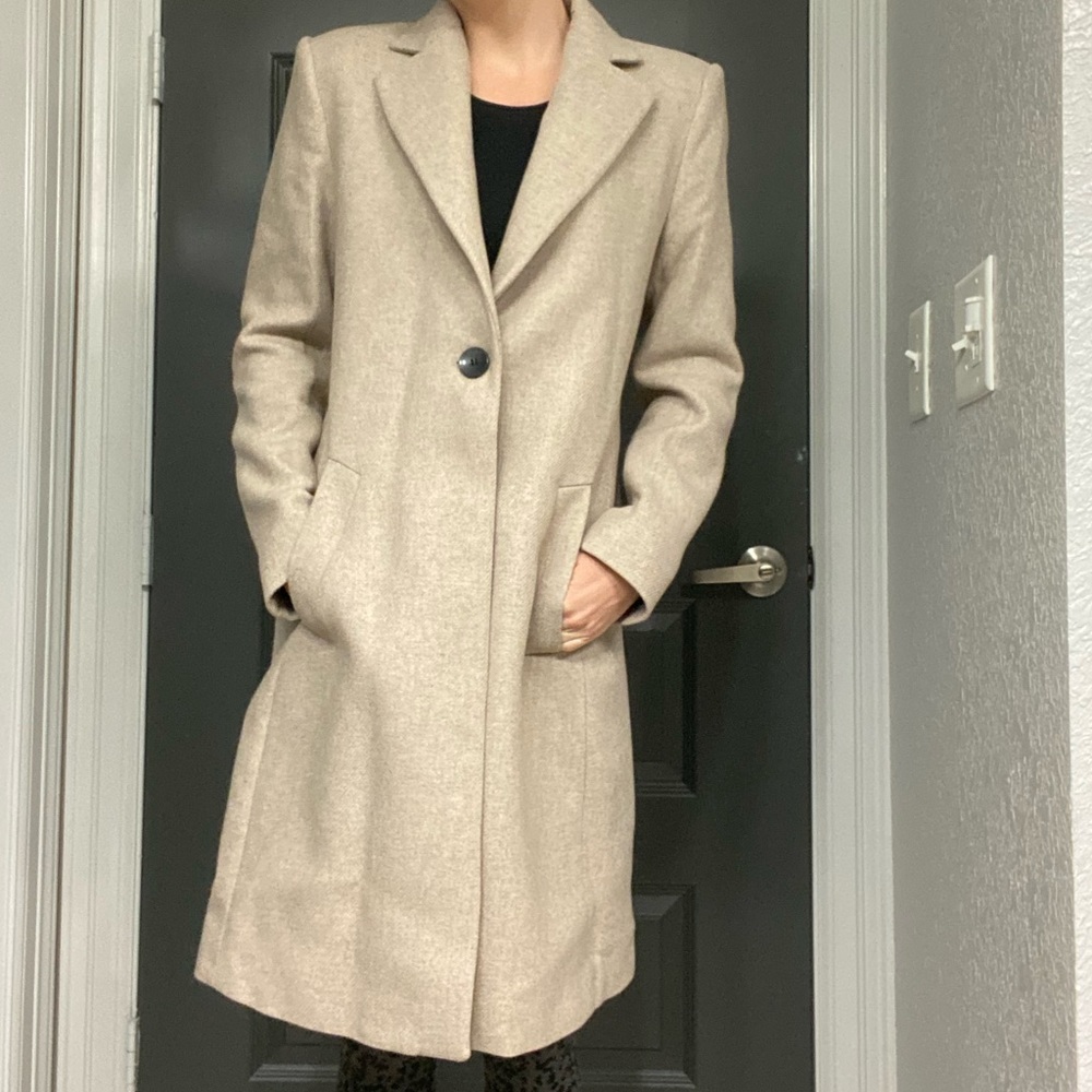ZARA Wool Trench Coat